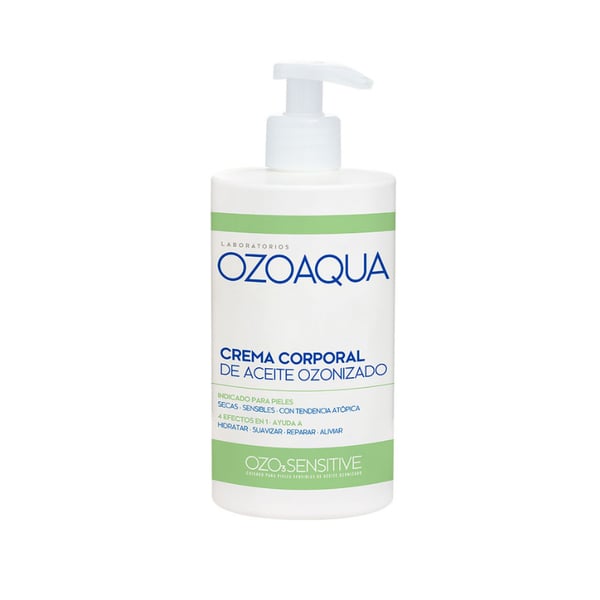 Creme corporal de óleo ozonizado Ozo Sensitive: para peles sensíveis 500ml
