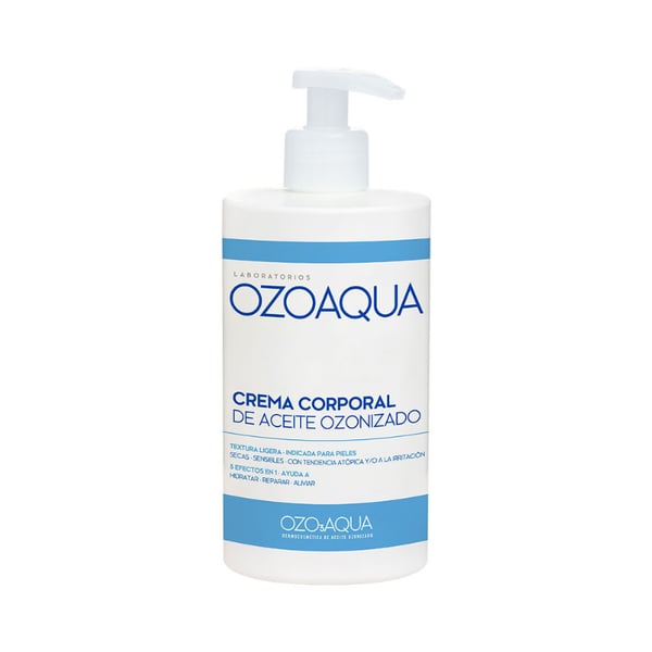 Creme corporal de óleo ozonizado reparadora e hidratante 500ml