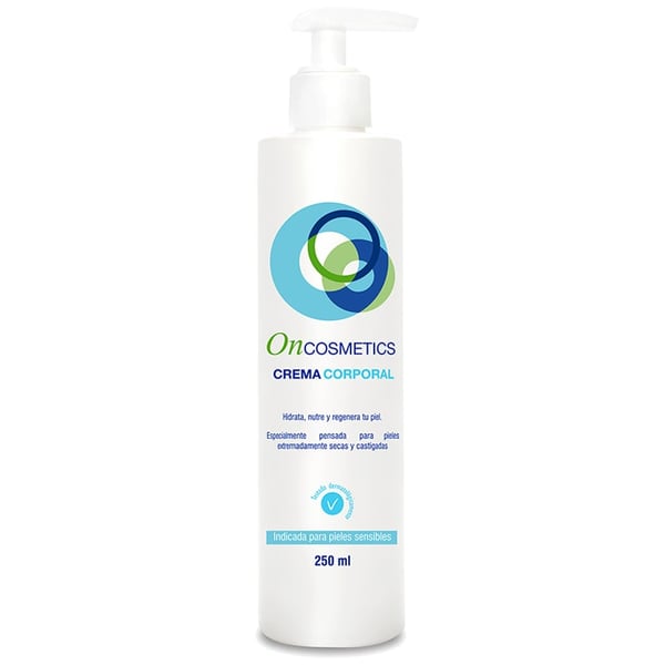 Creme corporal oncológica Oncosmetics Dermoprotectora hidratante 250ml: Creme corporal para o cuidado da pele durante tratamentos oncológicos de quimioterapia e radioterapia