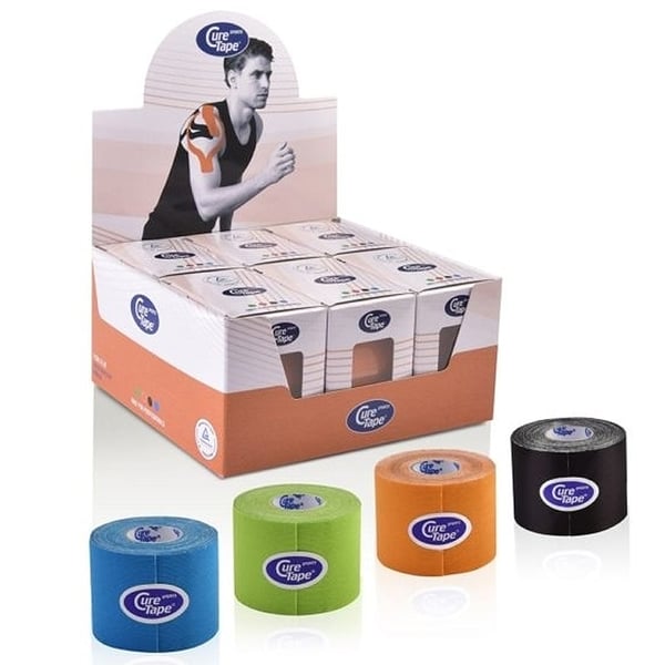 Pack Poupo - 6 Rolos de Cure Tape Sports 5 cm x 5 m: Novo banda para o desporto