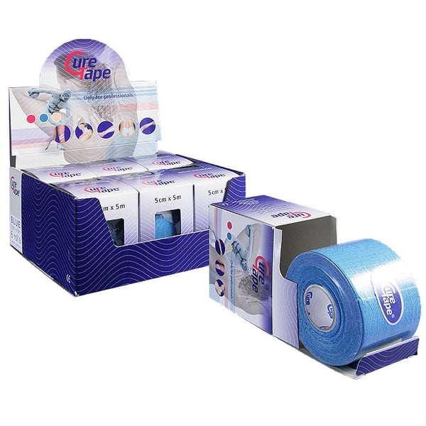 Cure Tape 5 cm x 5 mts Cor Azul