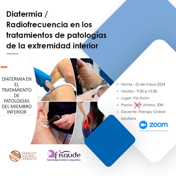 DIATERMIA RADIOFREQUÊNCIA NOS TRATAMENTOS DA EXTREMIDADE INFERIOR - VIA ZOOM - 25-05-2024