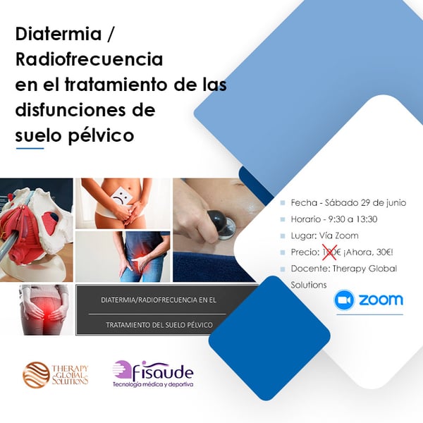 DIATERMIA RADIOFREQUÊNCIA NO TRATAMENTO DAS DISFUNÇÕES DE CHÃO PÉLVICO - VIA ZOOM - 29-06-2024