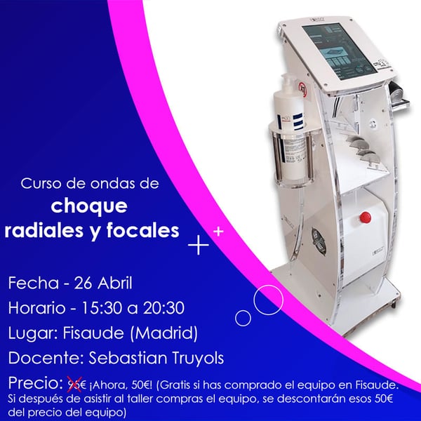 CURSO DE ONDAS DE CHOQUE RADIAL E FOCAL - PRESENCIAL - 26 ABRIL 2024