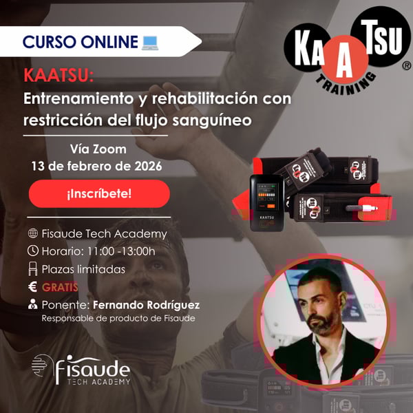 Curso on-line: Treinamento e reabilitação com restrição do fluxo sanguíneo - KAATSU - 13 de fevereiro 2026 - Via ZOOM