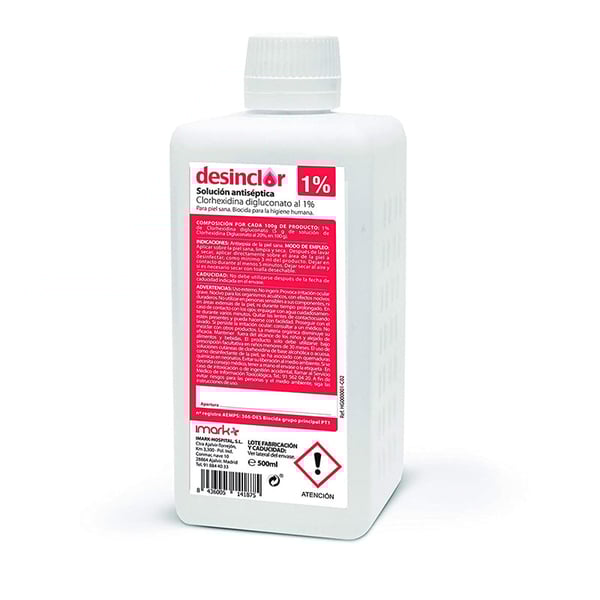 Desinclor - Solução Clorhexidina 1% 500 ml