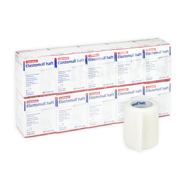 Elastomull Haft 6 cm x 4 metros: Ligadura elástica cohesiva de gaze