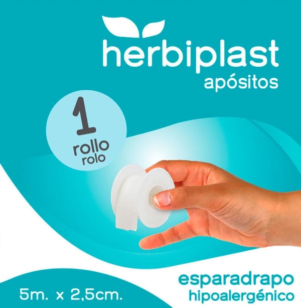 Esparadrapo hipoalergénico caixa: 1unam. 5m x 2,5mm