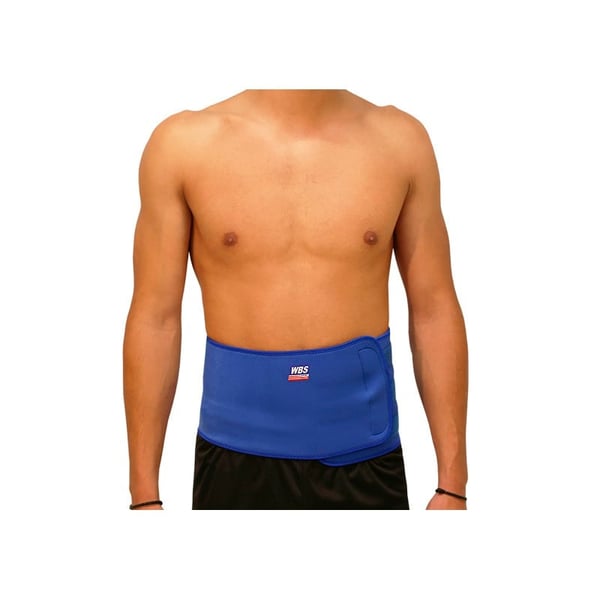 Faixa lumbar de neopreno sem proteções (talha única)