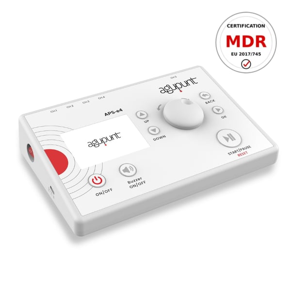 Fisioterapia invasiva APS e4: electrólisis percutánea, neuromodulación, electropunción seca, microcorrientes, TENS e Pointer com certificado MDR (Compra, aluga ou financia)