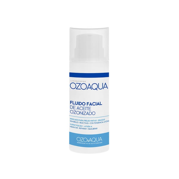 Fluído facial de óleo Ozonizado para pele mista/gordura 50ml