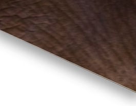 Forro de pele natural flor porco castanho