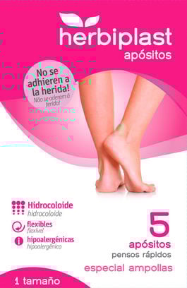 Herbiplast Apósitos Hidrocoloides Especial Ampollas (5 unidades)