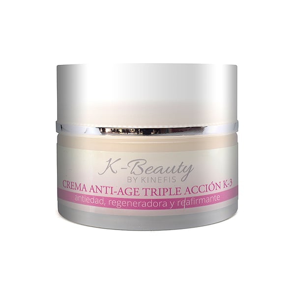 Creme Triplo Ação K-3 for Woman K-Beauty By Kinefis 50 ml - Linha Cosmética de Qualidade Superior