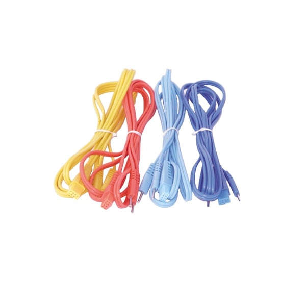 Kit de cabos compatíveis eletroestimuladores Globus de quatro canais
