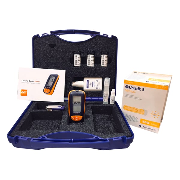 Kit maletín de campo Lactate Scout SPORT. Medição em exteriores bem mais ágil, segura e completa.
