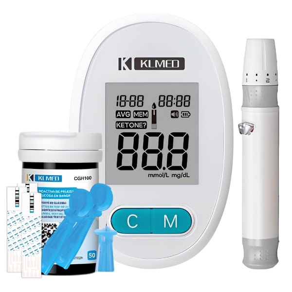 Kit Glucómetro CGH11 para Medição de Glicose em Sangue