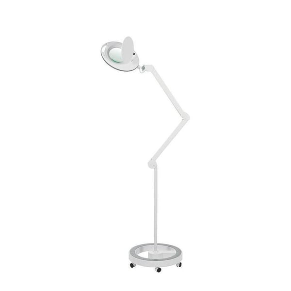 Candeeiro Lupa LED de Luz Fria Mega+ com cinco acréscimos (base rodable)