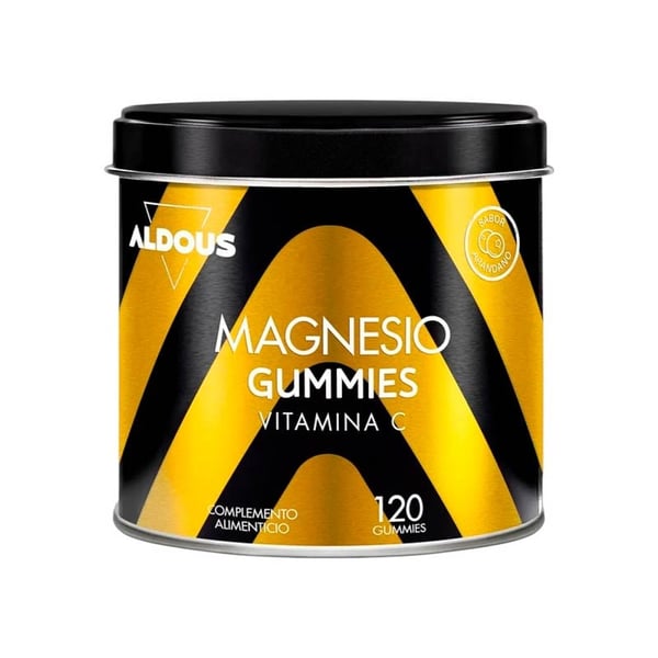 Magnésio em gominolas + Vitamina C aldous (120 gominolas)