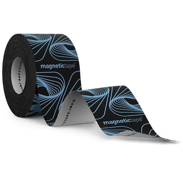 Banda elástica adesiva Magnetic Tape: Incorpora partículas magnéticas para multiplicar os seus efeitos terapêuticos (medidas: 5m x 5cm)
