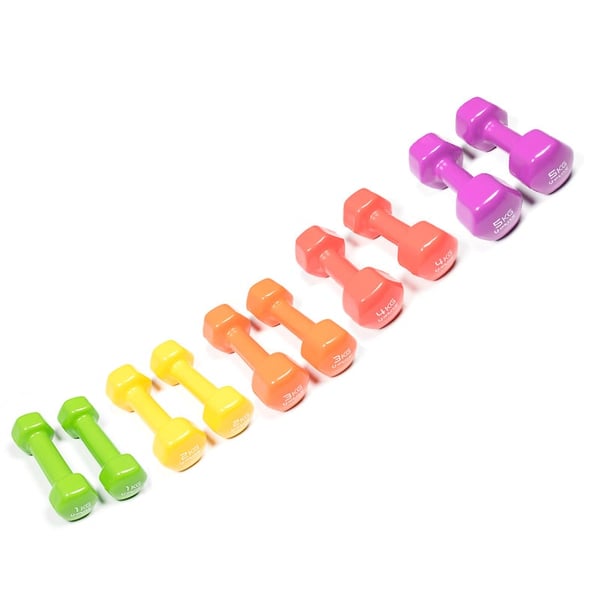 Par de halteres vinilo Ou'Live (Diferentes pesos)