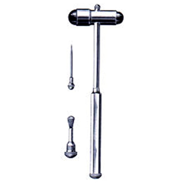 Martelo de reflexos Buck com agulha e escova Kinefis