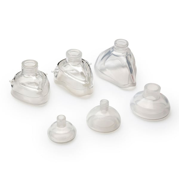 Mascarillas de silicona para Reanimador Ambú esterilizable de silicona UNIVEN (Números 2, 3 e 4)