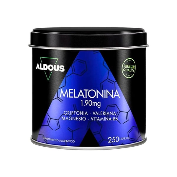 Melatonina com Magnésio, Griffonia, Valeriana e Vitamina B6 Aldous