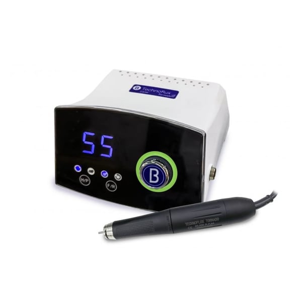 Micromotor de indução Tornado 230W - 55000 rpm: Grande potência e fiabilidade, com portafresas incorporado