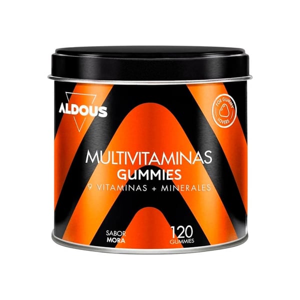 Multivitaminas em gominolas Aldous (120 gominolas)