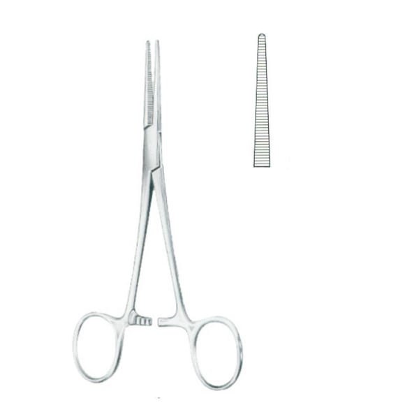Pinza Hemostática Crile Reta Sem Dentes Kinefis 14 cms