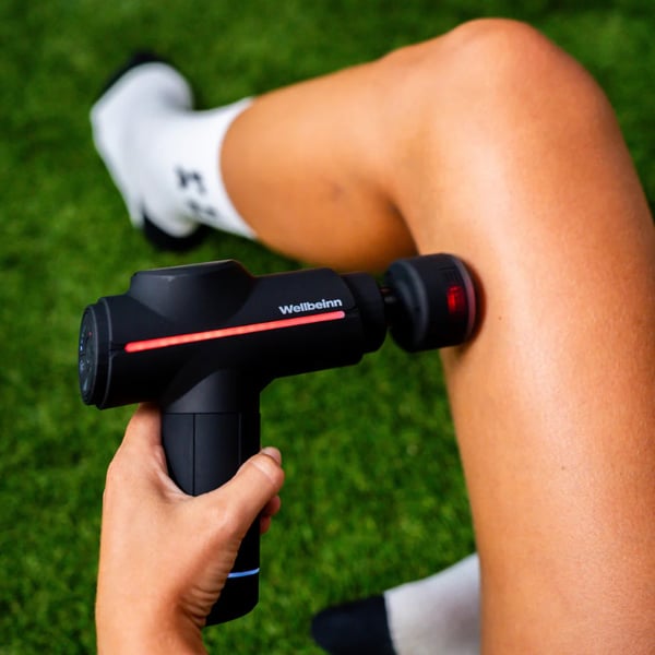 Pistola de Massagem BÊ IN 02 3D Pró: Terapia de Frio e Calor, 5 Intensidades, 5 Cabeças