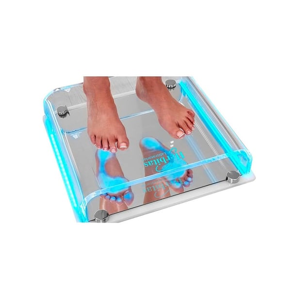 Podoscopio de metacrilato cor led