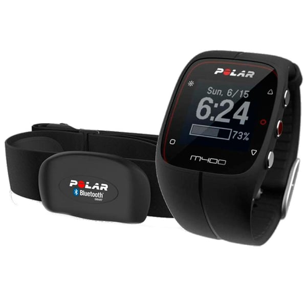 Pulsómetro Polar M400 Hr cor Preta (Inclui Banda)