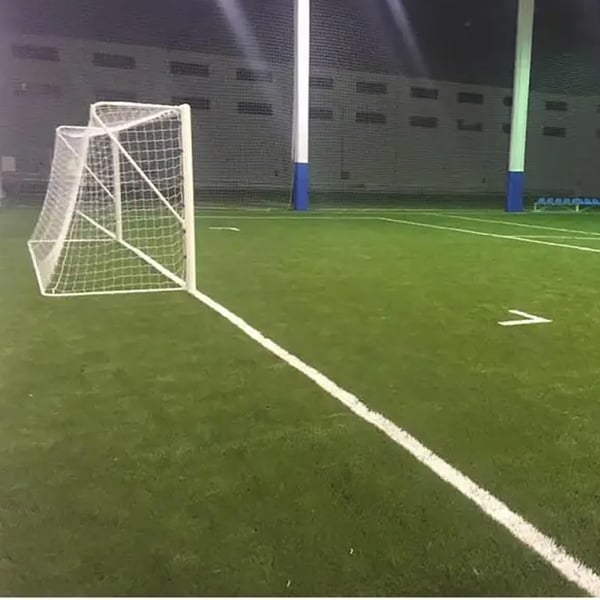 Jogo de gol futebol 11 metálicas fixas cano 100mm regulamentares