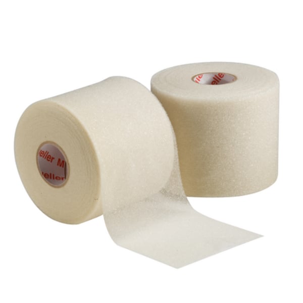 Pretape de Espuma Mueller MWrap® - 6.9 cm x 27.4 m em cor natural (Unidades, Caixas de 12 e 48 Rolos)