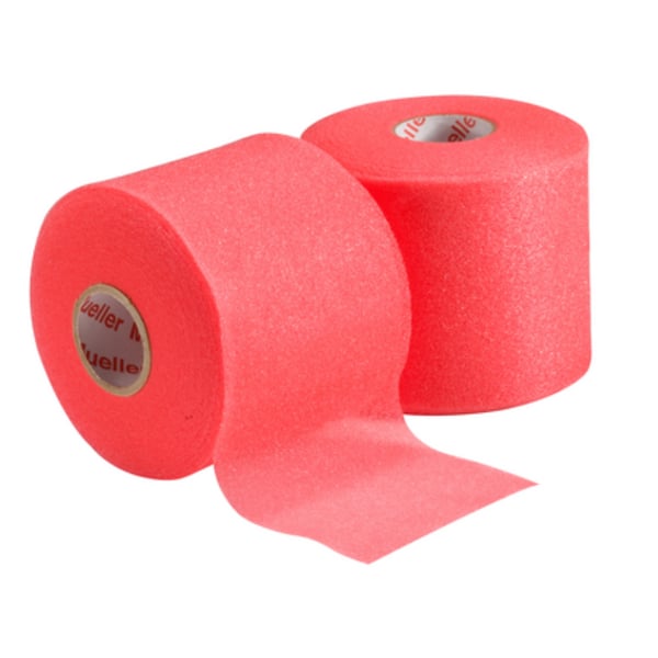 Pretape de Espuma Mueller Big Bold MWrap® Big Rede- 6.9 cm x 27.4 m em cor vermelho (Unidades, Caixas de 12 e 48 Rolos)
