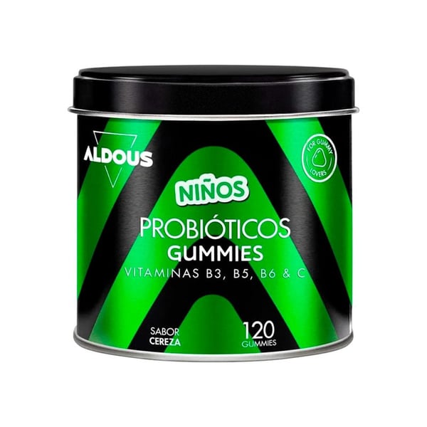 Probióticos com Vitaminas para crianças em gominolas Aldous (120 gominolas)