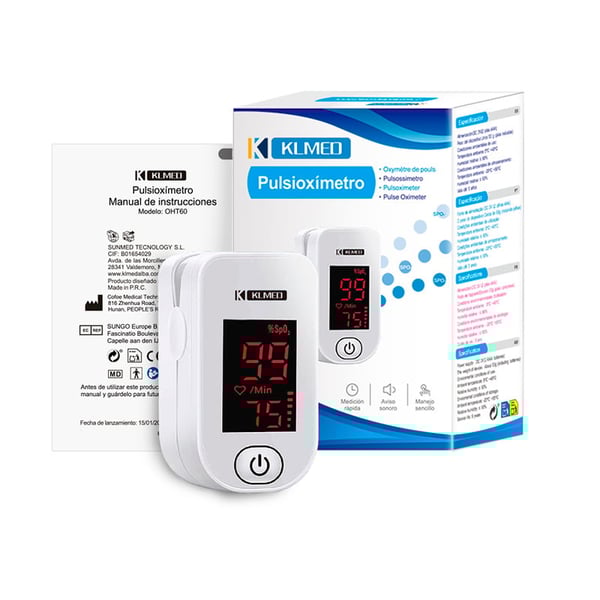 Pulsioxímetro profissional de dedo: precisão e fiabilidade médica