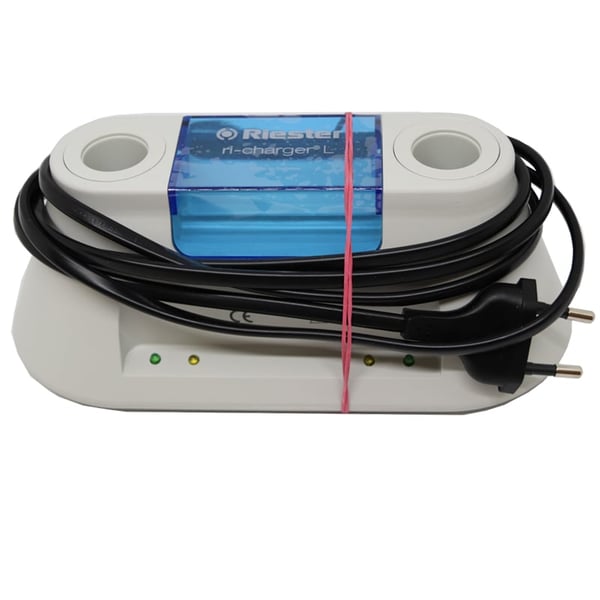 Cargador Riester ri-charger L  230 V, 2,5 V e 3,5 V, com suporte mural