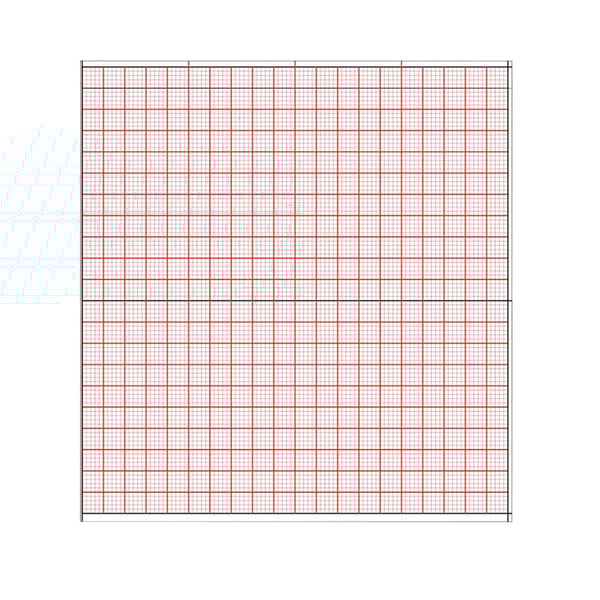 Rolo de papel para electrocardiógrafos milimetrado (112X25X12)