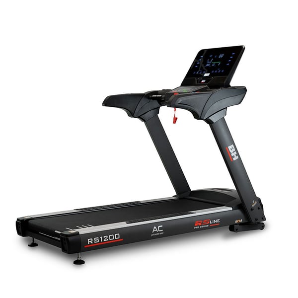 Fita de correr RS1200 BH Fitness: com um motor de AC que alcança os 22 Km/h e conectividade i.Concept FTMS