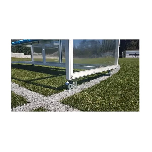 Jogo de quatro rodas para translação de banco de substitutos