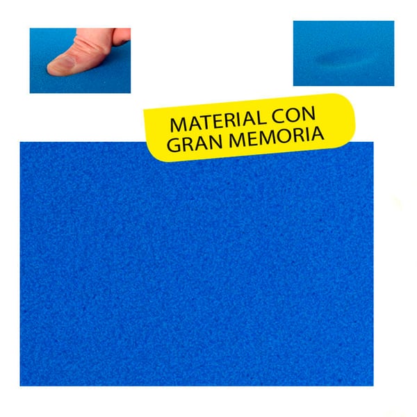 Material viscolástico de alta densidade Slow Memory 8mm 100x75cm