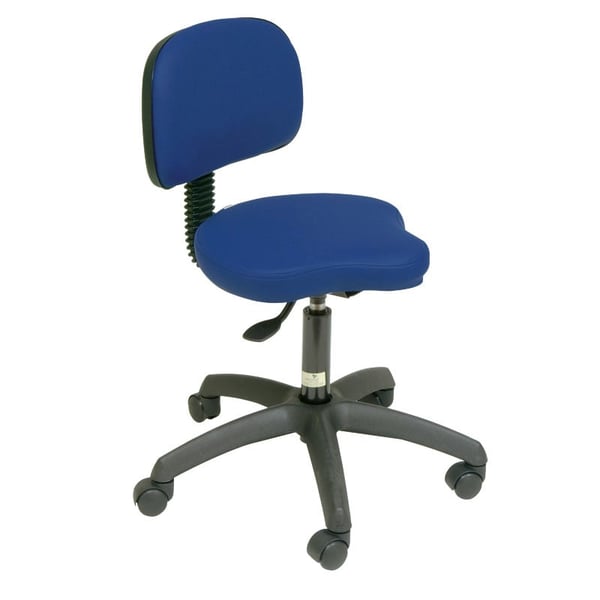 Banco médio Kinefis Economy tipo bicicleta com respaldo: Altura de 44 - 57 cm e elevação a gás (Várias cores disponíveis)