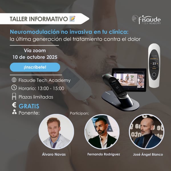 Oficina Informativa de Neuromodulación não invasiva na tua clínica: a última geração do tratamento contra a dor -10 outubro 2025 - ZOOM