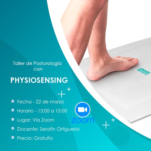 OFICINA DE VALORAÇÃO E RECUPERAÇÃO DO EQUILÍBRIO COM POSTUROGRAFÍA - PHYSIOSENSING - VIA ZOOM - 22 MARÇO 2024