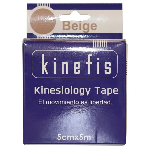 Banda Neuromuscular - Kinefis Kinesiology Tape Bege 5 cm x 5 metros