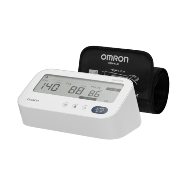 Tensiómetro OMRON M3 Comfort AFib de Braço com Detecção de Fibrilación Auricular