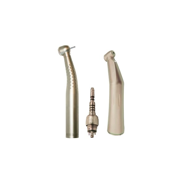 Turbina dental de titanio com luz  + contraángulo Multiflex